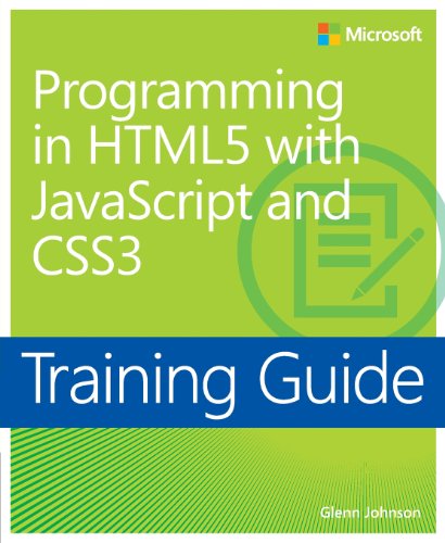 Programming in Html5 With Javascript and Css3 Training Guide von Microsoft Press